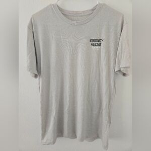 Virginity Rocks T Shirt Mens Size Large Beige Short Sleeve Tour 2022 Danny Dunca